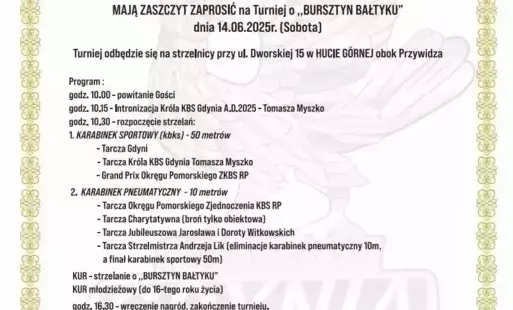 Turniej o BURSZTYN BAŁTYKU 