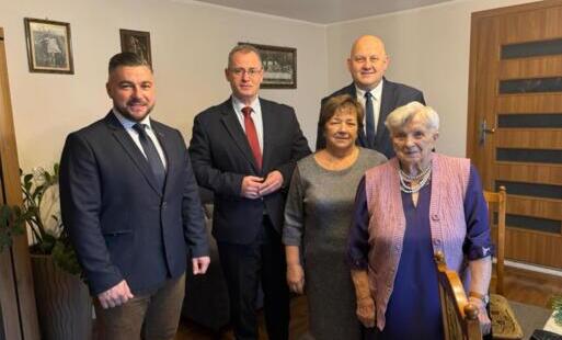 Jubileusz 95-tych urodzin Pani Zofii Wołoszyk z Klonowa Górnego  