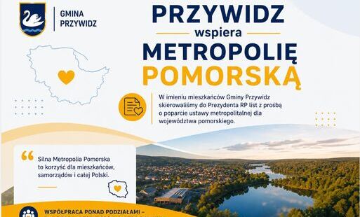 Gmina Przywidz apeluje o wsparcie dla ustawy metropolitalnej dla Pomorza
