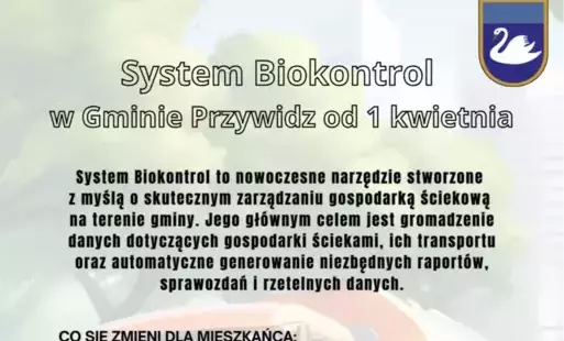 System BIOKONTROL w Gminie Przywidz 