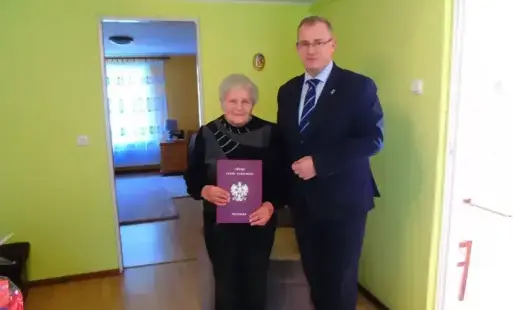   Jubileusz 90-tych urodzin Pani Agnieszki Jurczyk z Borowiny  